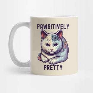 Pawsitively pretty Japanese cat Mug